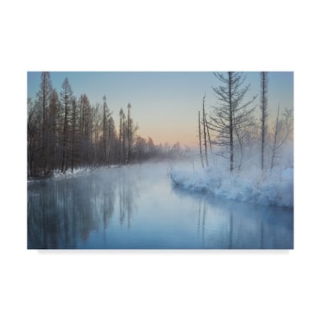 Tae Zhou 'Morning River' Canvas Art,16x24